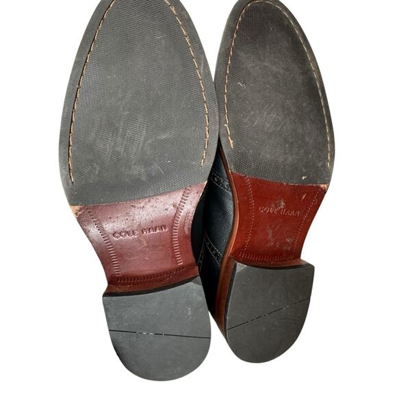 Cole Haan Williams Saddle Oxford Dress Shoe Black Leather Size 8 main image 7